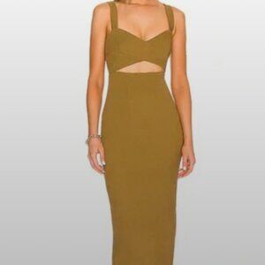 Shona Joy Simone Crossover Midi Dress